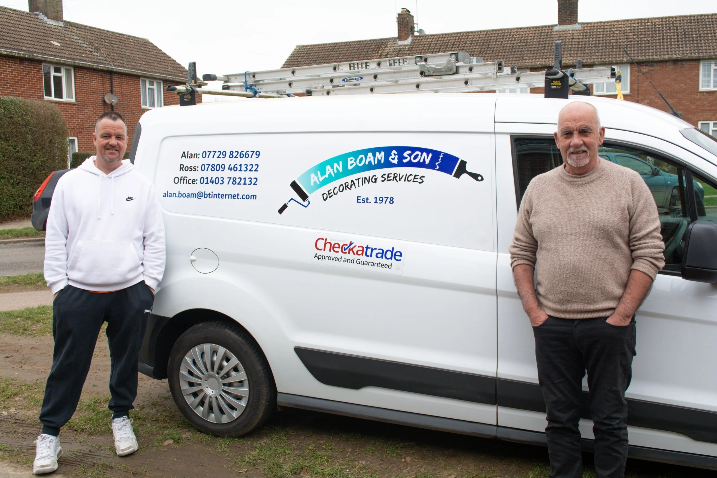 Alan (right) and Ross (left) Boam - The family team